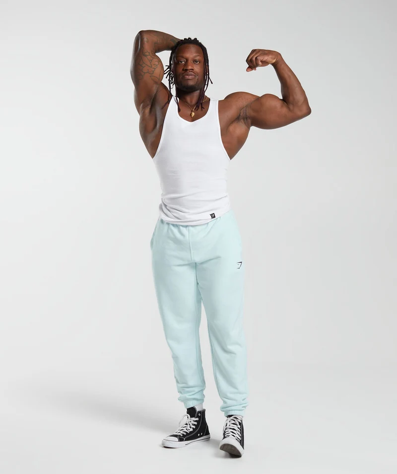 Gymshark Essential Oversized Joggers - Blue