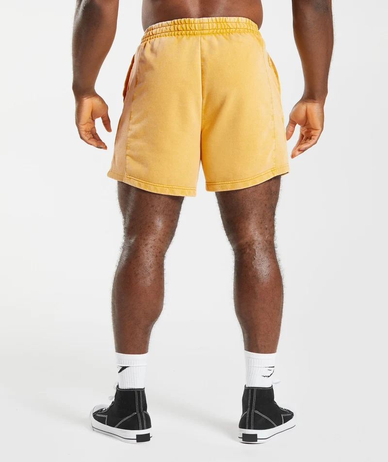 Gymshark Power Washed 5" Shorts - Black