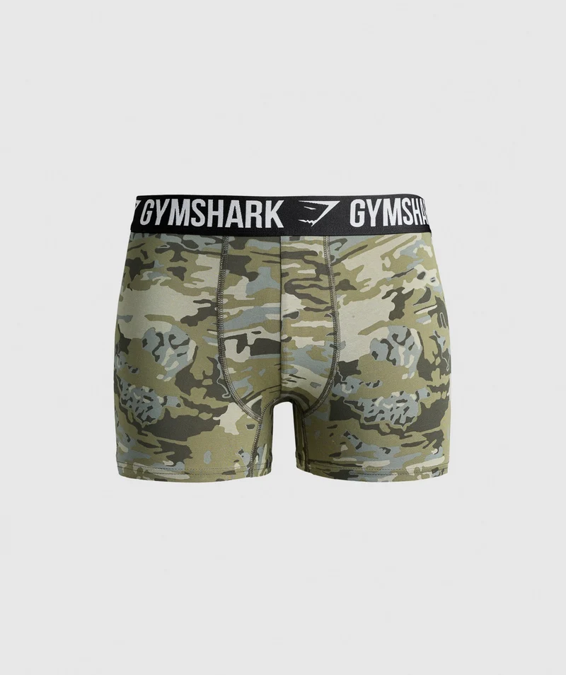 Gymshark Boxer Brief - Chalk Green