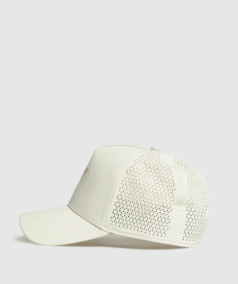 Gymshark Mesh Trucker - Ecru White