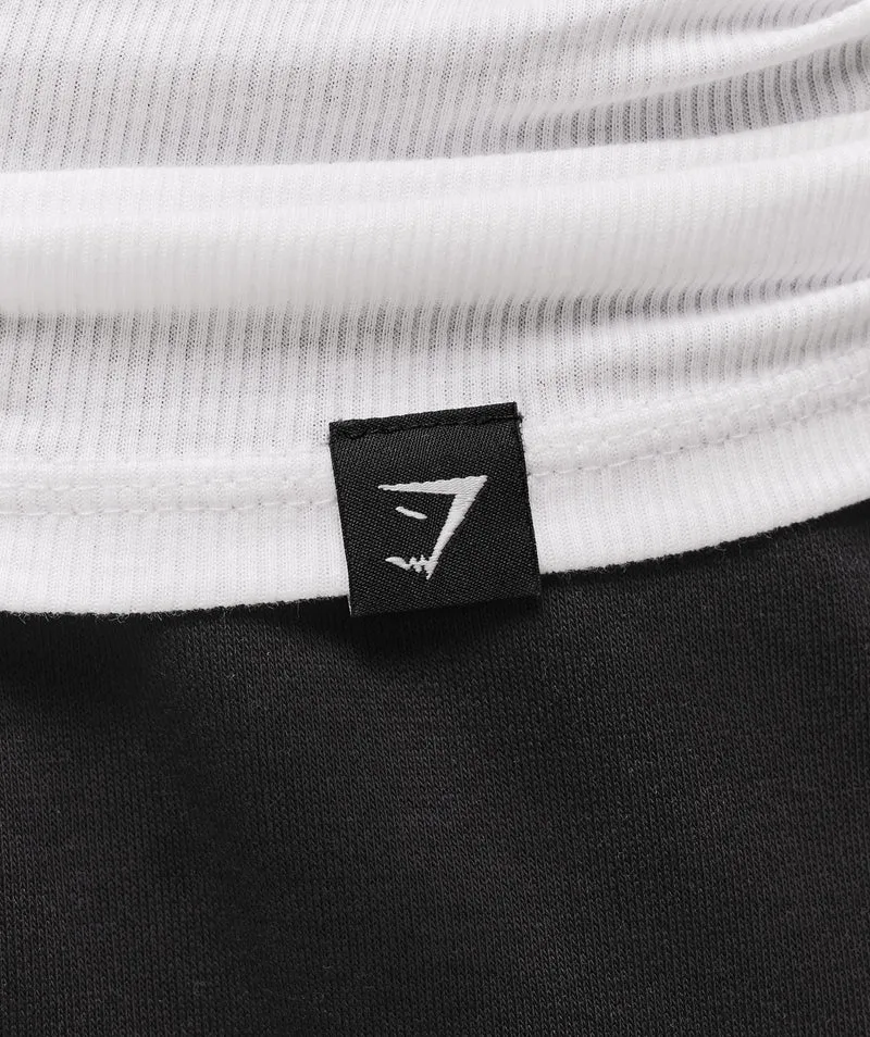 Gymshark Ribbed Tank 1PK - White