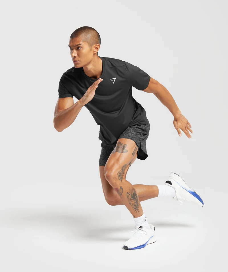 Gymshark Sport 5" 2-in-1 Shorts - Asphalt Grey/Black