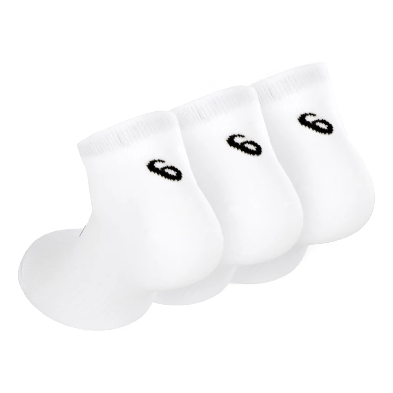 PED Sportsocken 3er Pack-Weiß,Schwarz