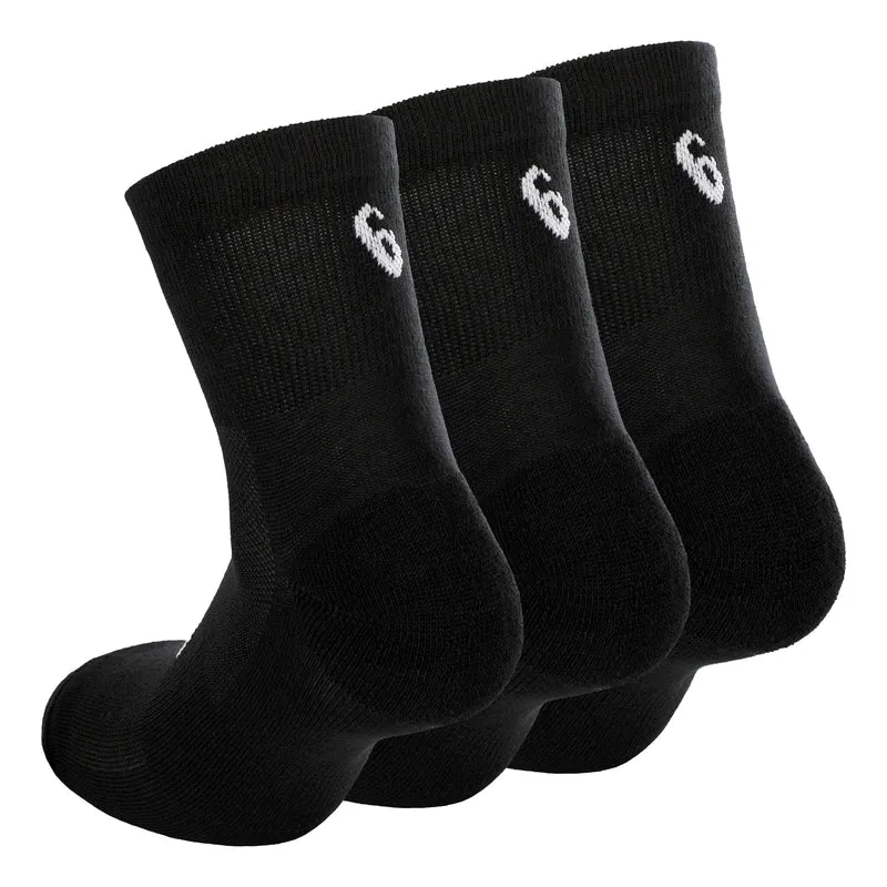 Quarter Sportsocken 3er Pack-Schwarz,Weiß