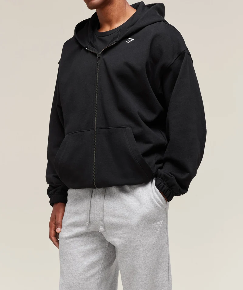 Gymshark Crest Straight Leg Joggers - Light Grey Core Marl