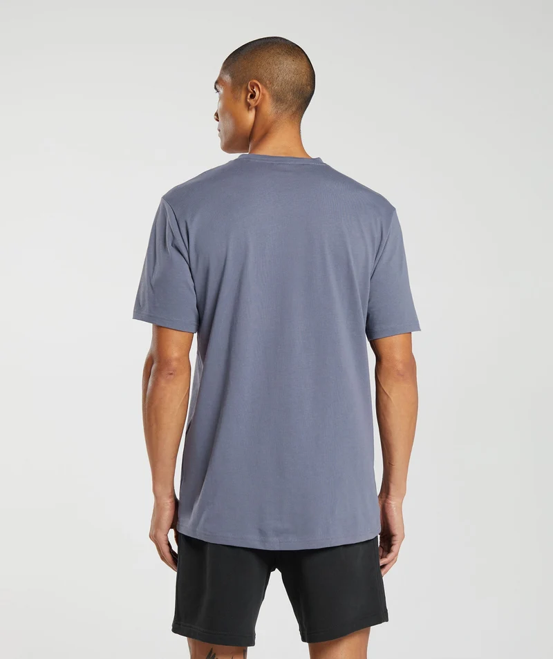 Gymshark Crest T-Shirt - Purple