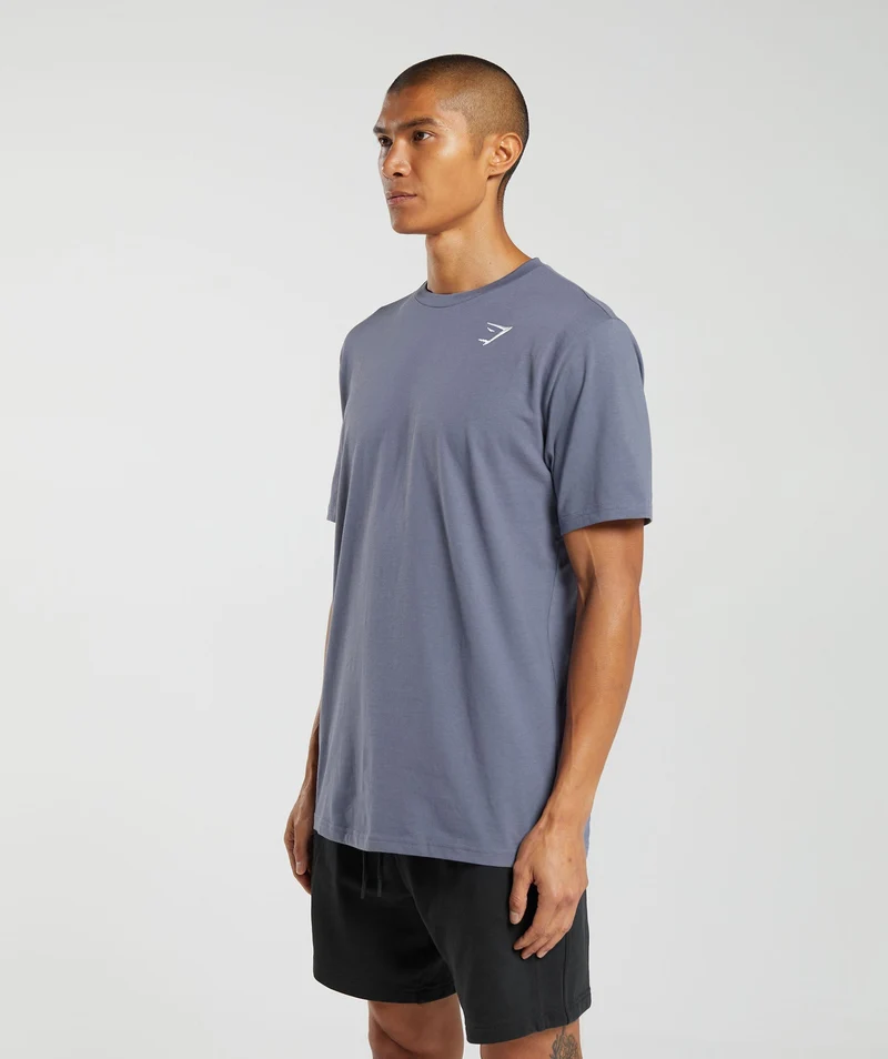 Gymshark Crest T-Shirt - Purple
