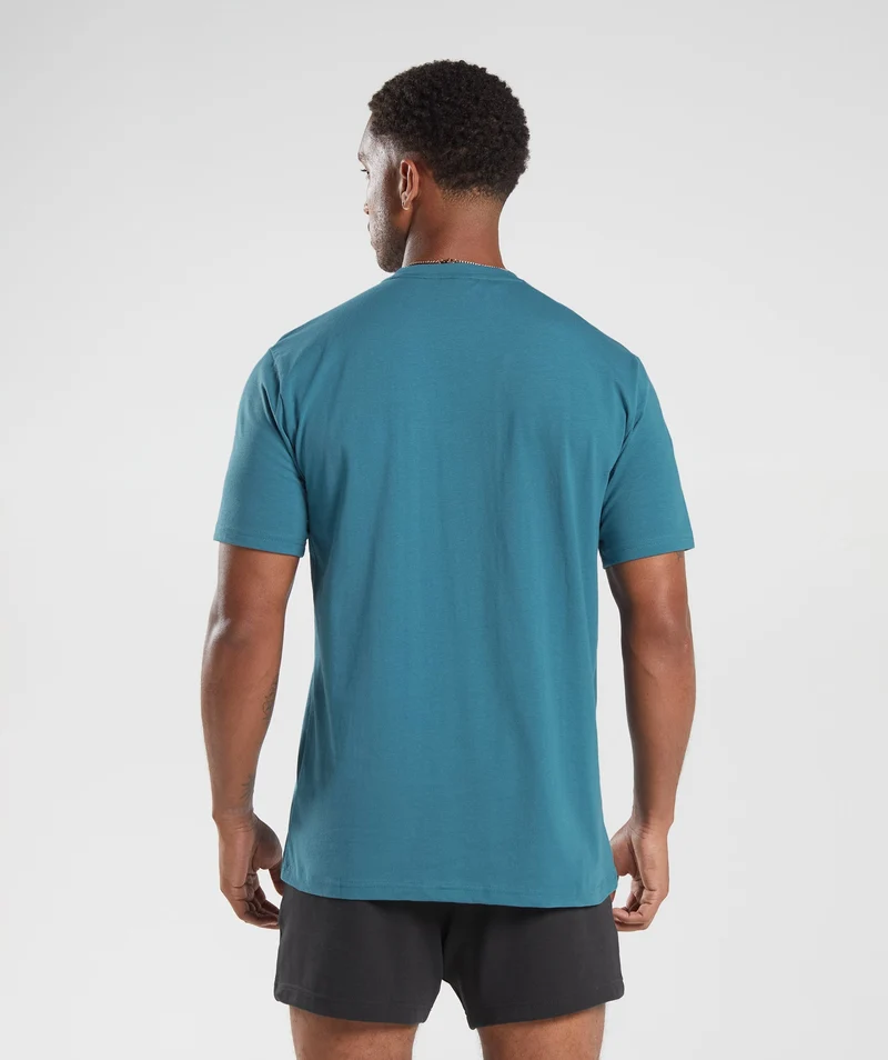 Gymshark Crest T-Shirt - Blue