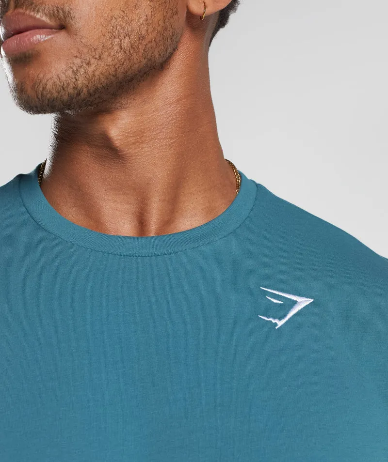 Gymshark Crest T-Shirt - Blue