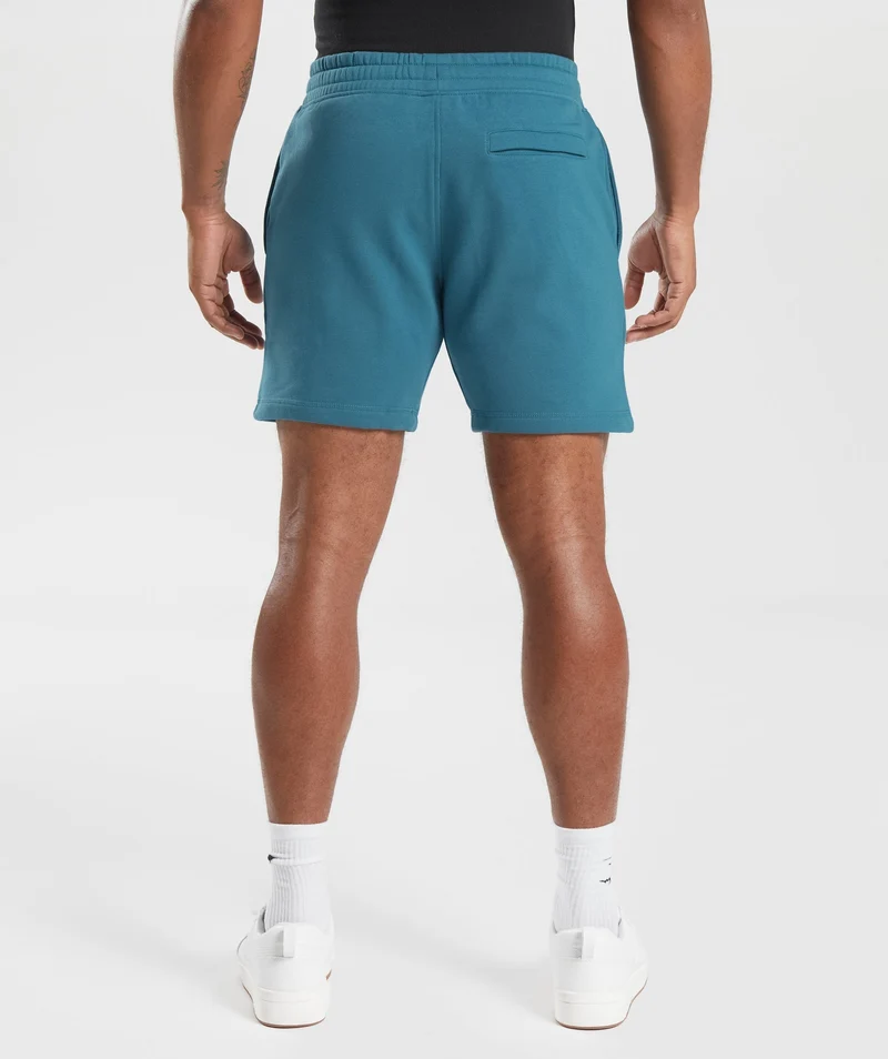Gymshark Crest 7" Shorts - Blue