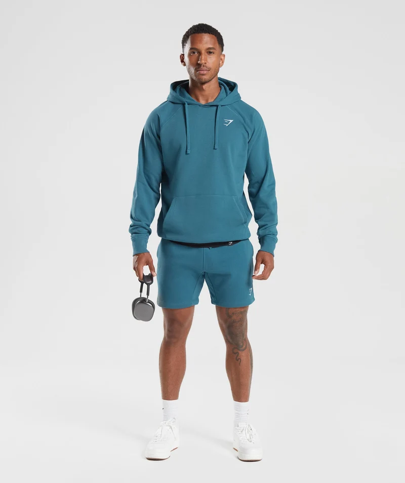 Gymshark Crest 7" Shorts - Blue