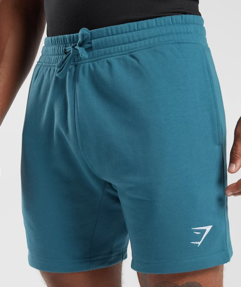 Gymshark Crest 7" Shorts - Blue