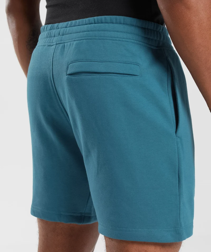 Gymshark Crest 7" Shorts - Blue