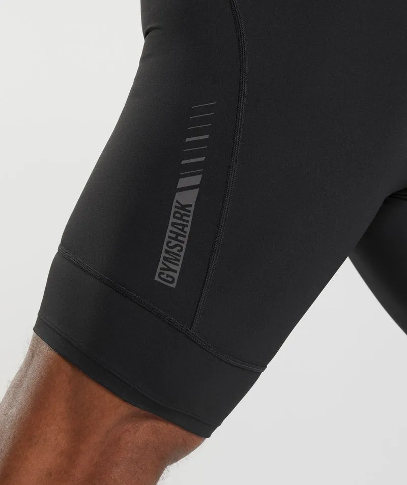 Gymshark Apex Run Half Tight - Black