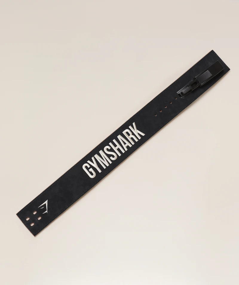Gymshark Lever Belt - Black/Ecru White