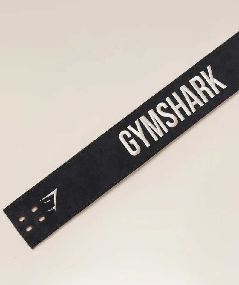 Gymshark Lever Belt - Black/Ecru White