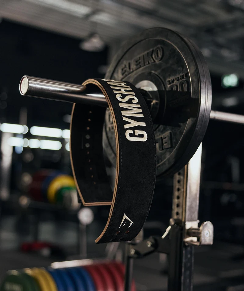 Gymshark Lever Belt - Black/Ecru White