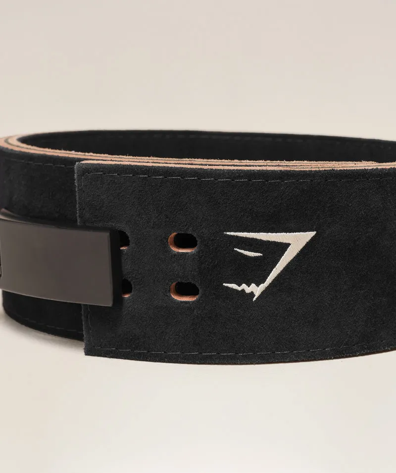 Gymshark Lever Belt - Black/Ecru White