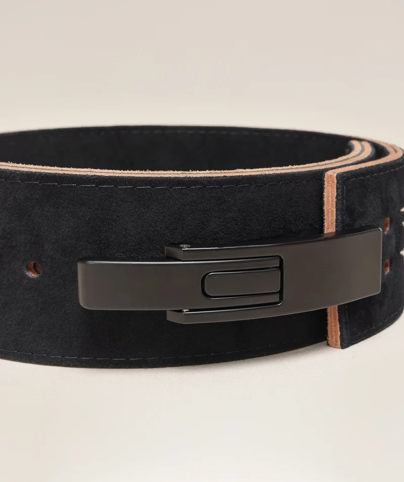 Gymshark Lever Belt - Black/Ecru White