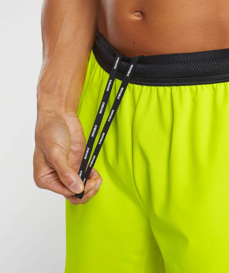 Gymshark Speed 7" Short - Fluo Speed Green