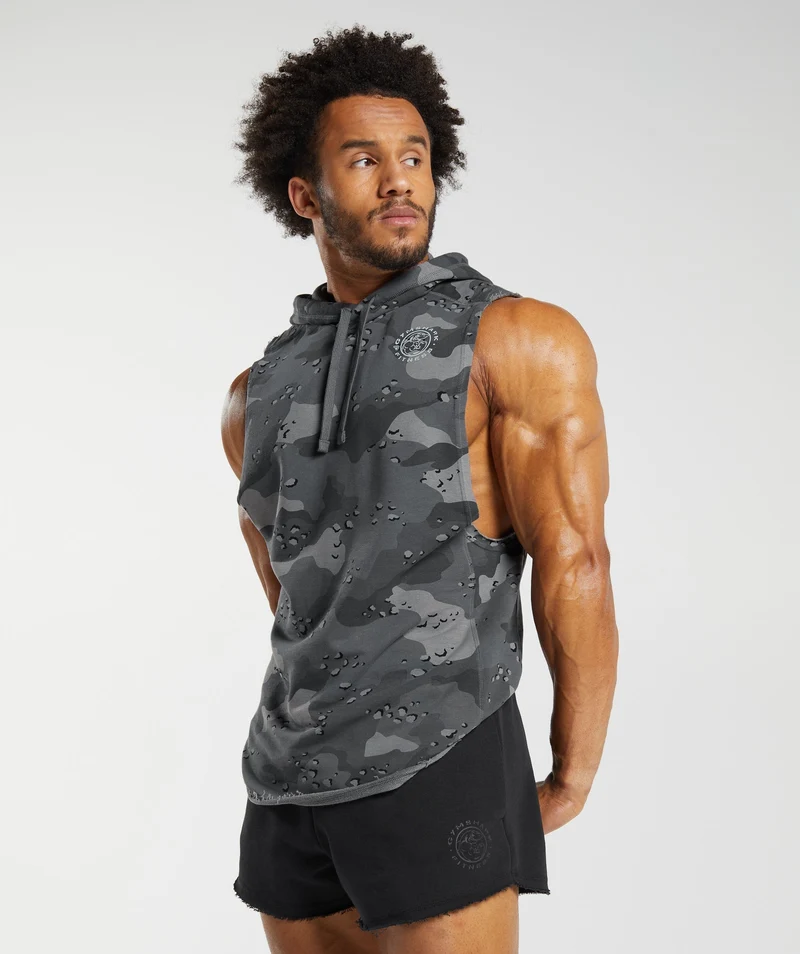 Gymshark Legacy Drop Arm Hoodie - Grey
