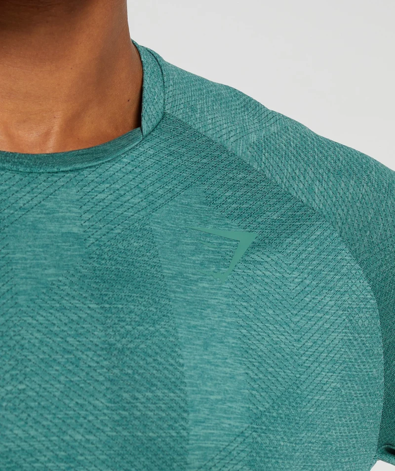 Gymshark Apex Long Sleeve T-shirt - Woodland Green/Hoya Green