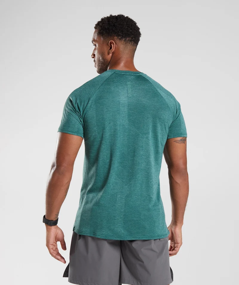 Gymshark Apex SS T-Shirt - Woodland Green/Hoya Green