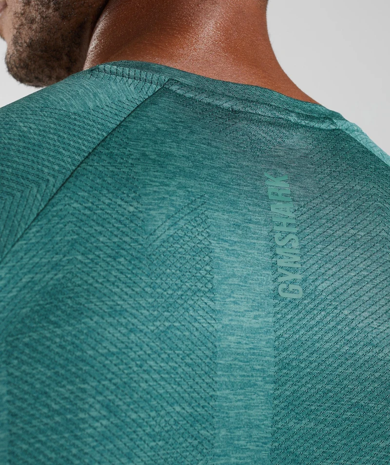 Gymshark Apex SS T-Shirt - Woodland Green/Hoya Green