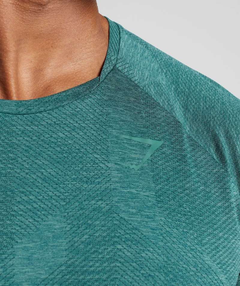 Gymshark Apex SS T-Shirt - Woodland Green/Hoya Green