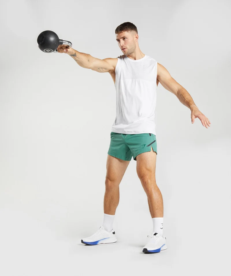 Gymshark Apex 5" Perform Short - Green