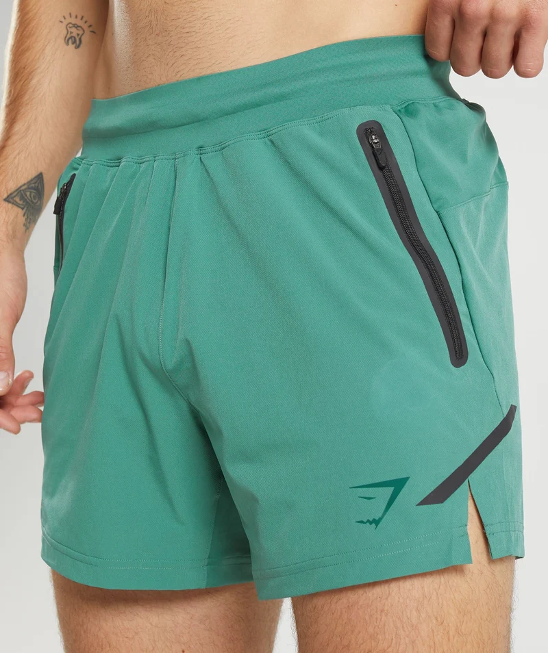Gymshark Apex 5" Perform Short - Green