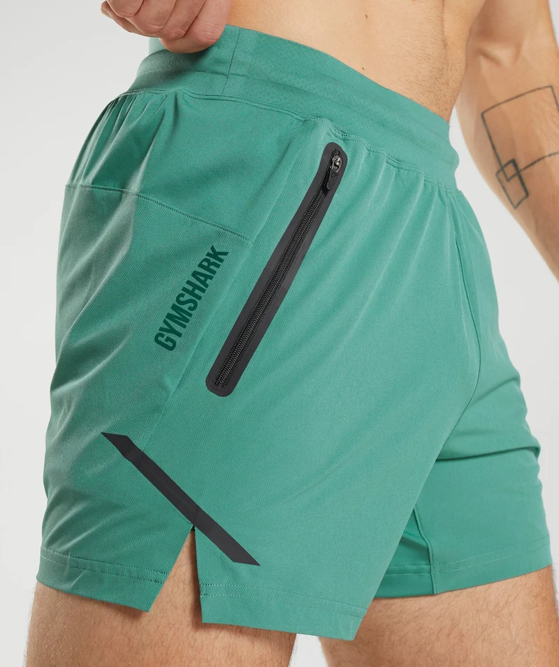 Gymshark Apex 5" Perform Short - Green