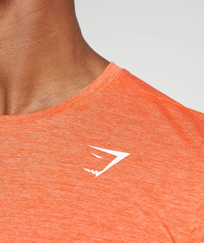 Gymshark Arrival Marl T-Shirt - Orange