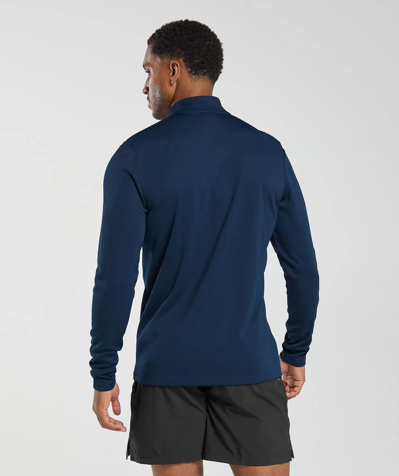 Gymshark Arrival 1/4 Zip - Navy