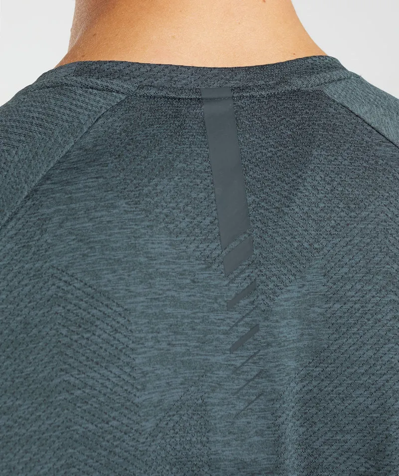 Gymshark Apex T-Shirt - Smokey Teal/Darkest Teal