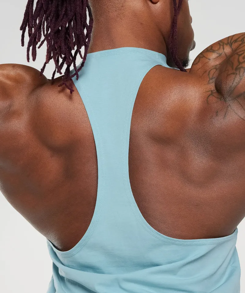 Gymshark Legacy Stringer - Iceberg Blue