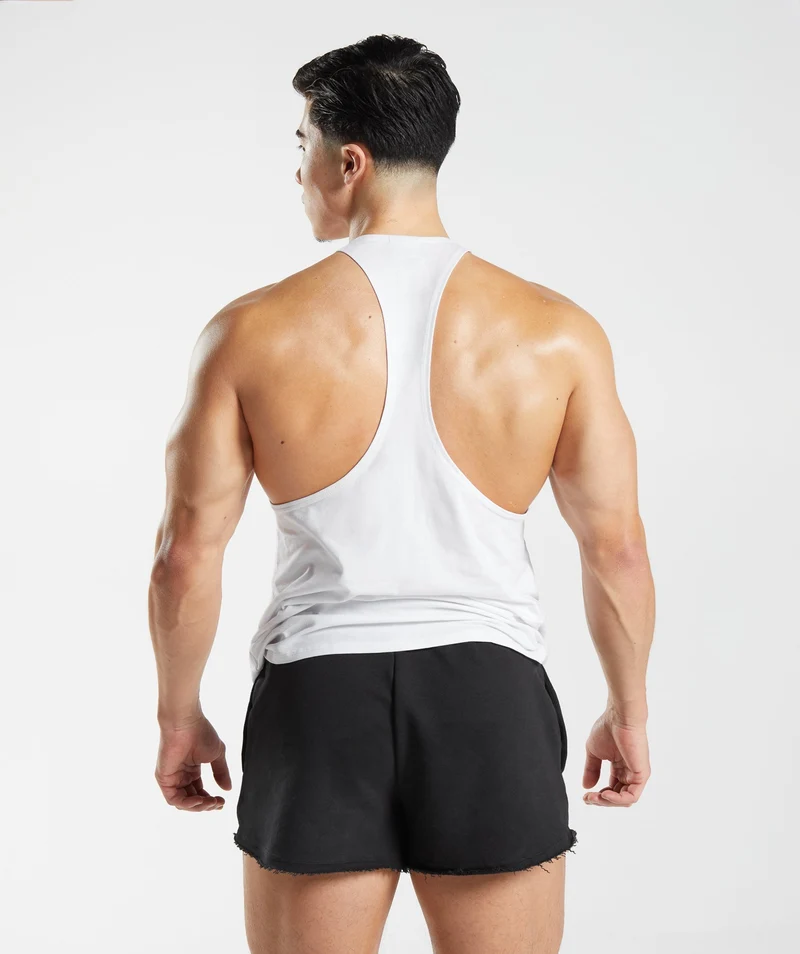 Gymshark Legacy Stringer - White