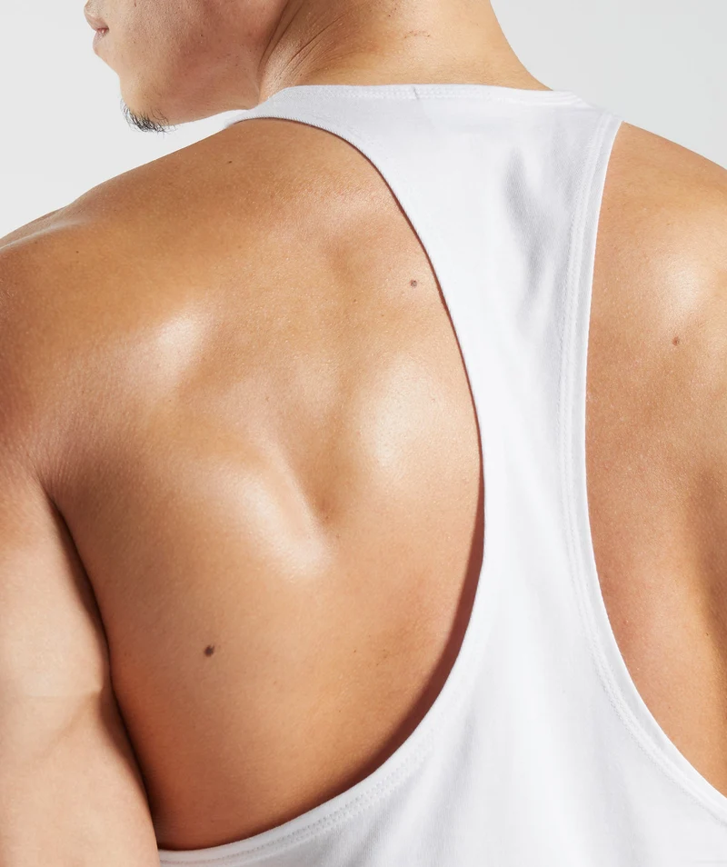 Gymshark Legacy Stringer - White