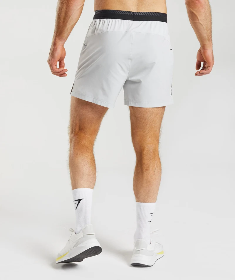 Gymshark Apex 5" Hybrid Short - Light Grey