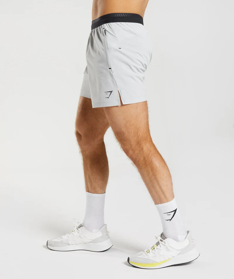 Gymshark Apex 5" Hybrid Short - Light Grey