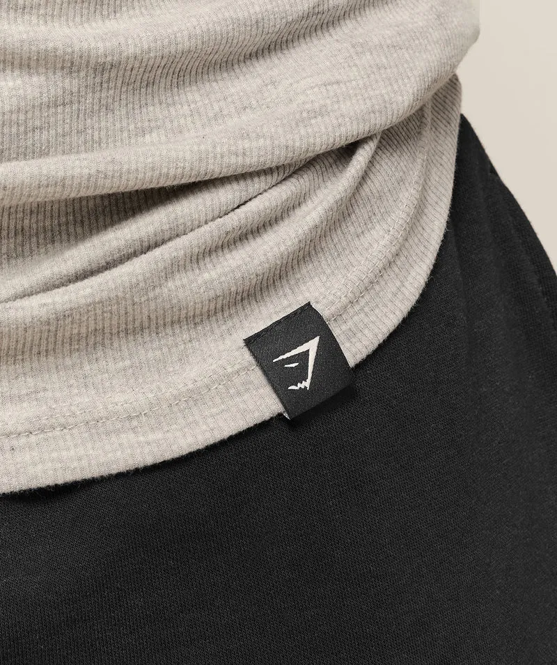 Gymshark Ribbed Tank 3 Pack - White/Black/Stone Grey Marl