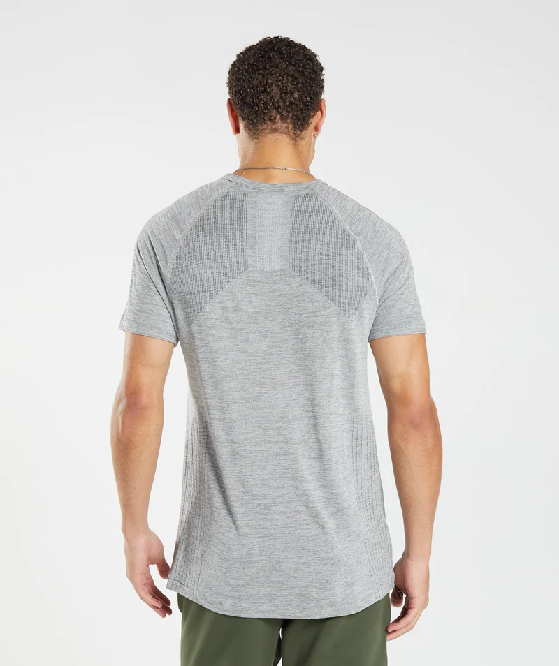 Gymshark Retake Seamless T-Shirt - Grey