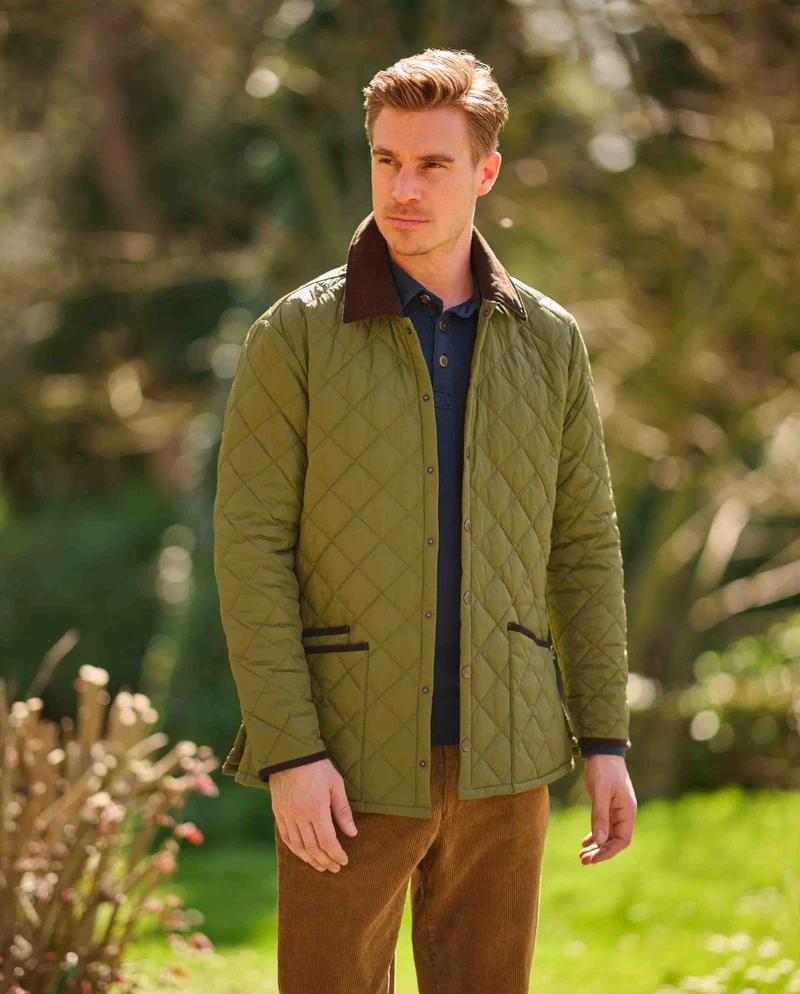 Herren Steppjacke "York" in sage