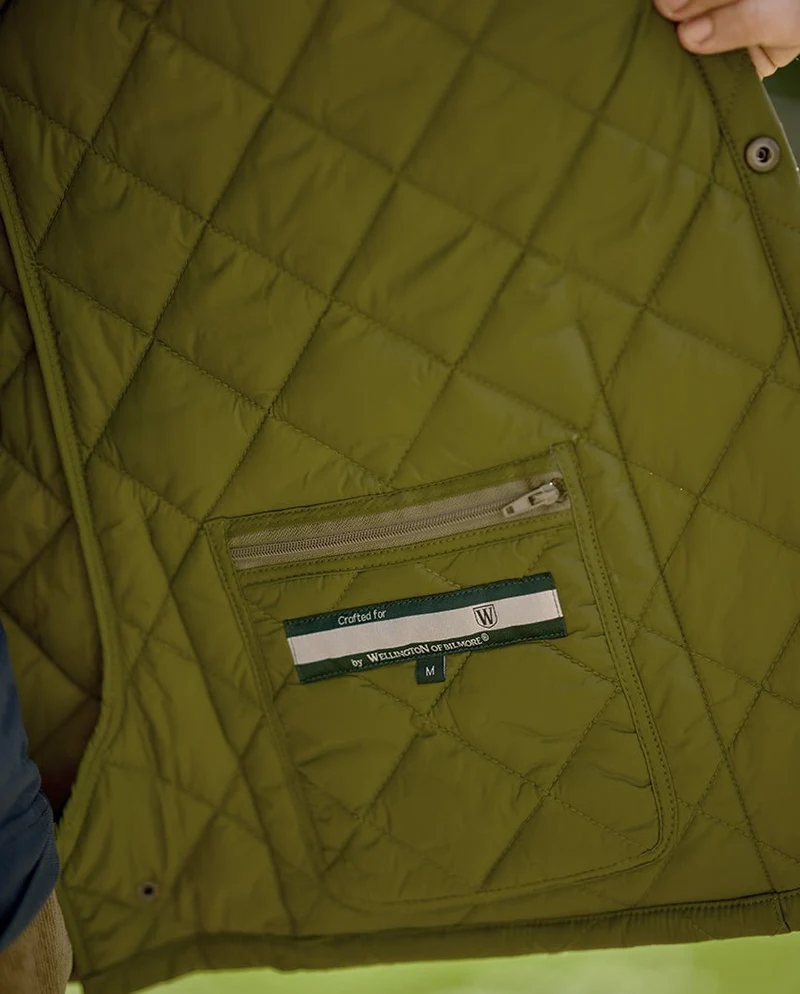 Herren Steppjacke "York" in sage