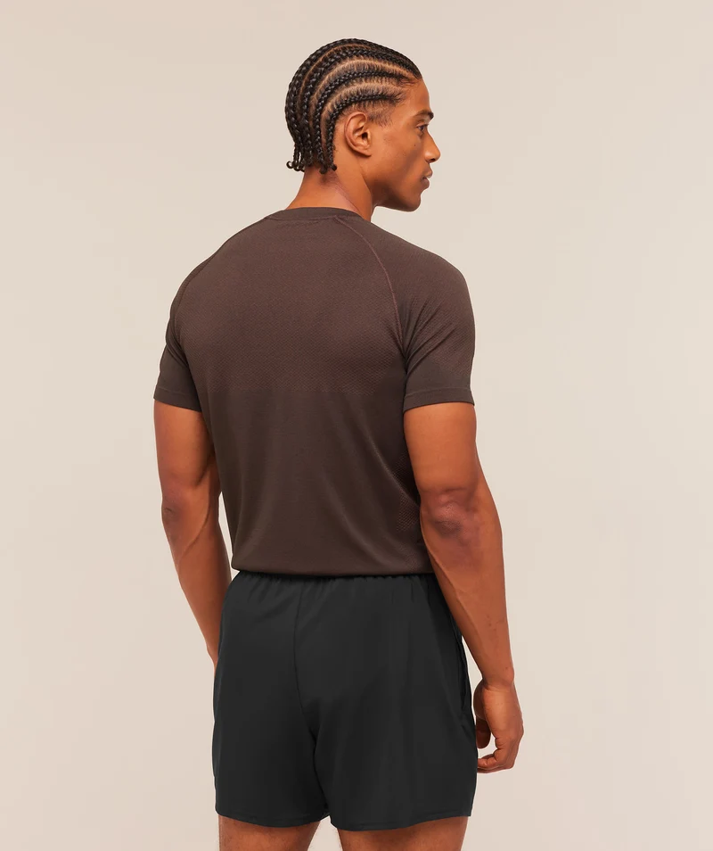 Gymshark Vital Seamless T-Shirt - Walnut Brown/Espresso Brown