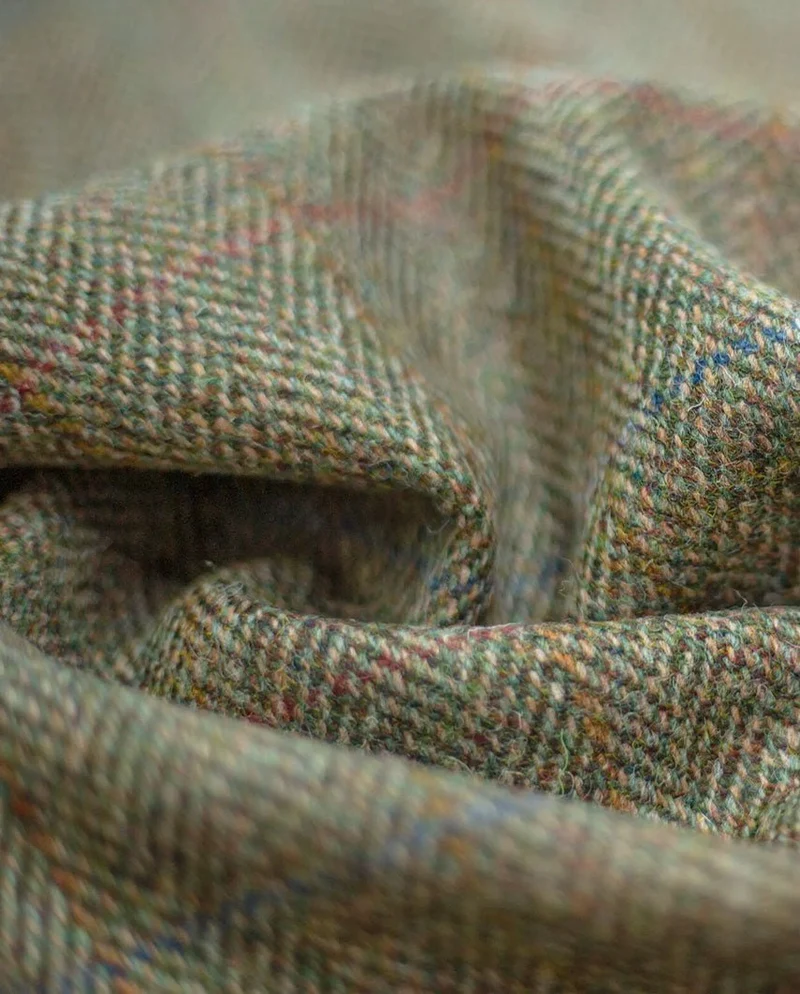 Tailor - Harris Tweed Weste in light green