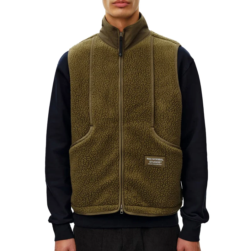 Pas Normal Studios Off-Race Pile Fleece Vest