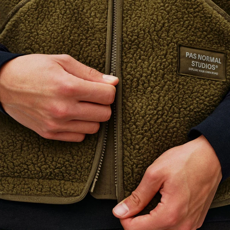 Pas Normal Studios Off-Race Pile Fleece Vest