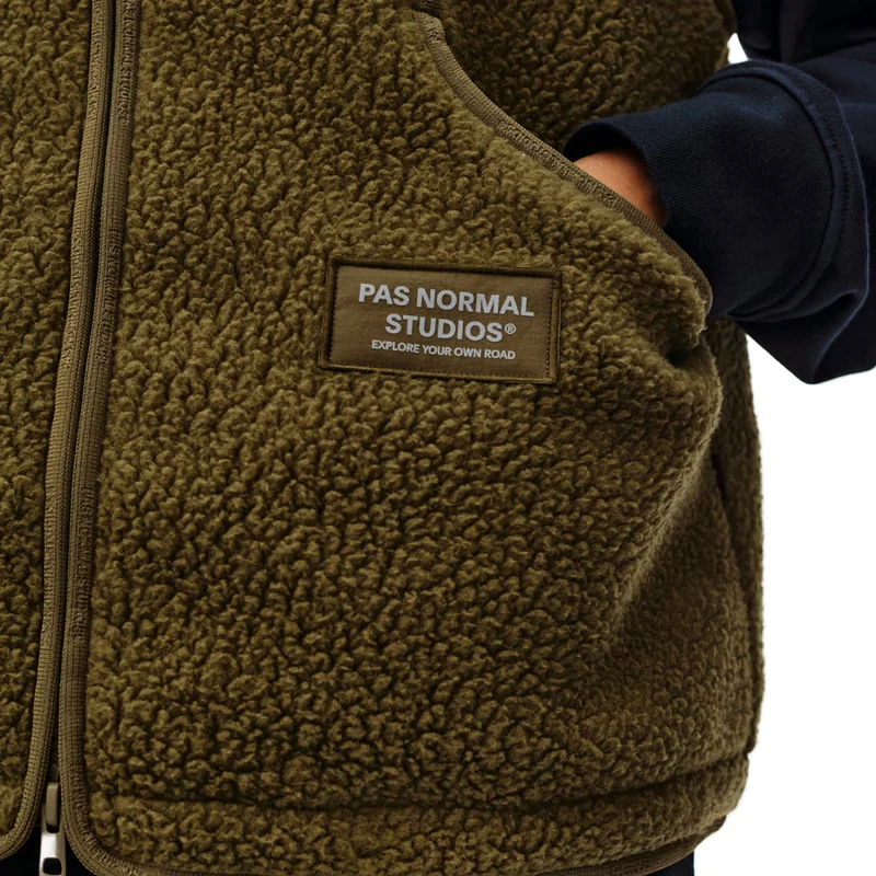 Pas Normal Studios Off-Race Pile Fleece Vest