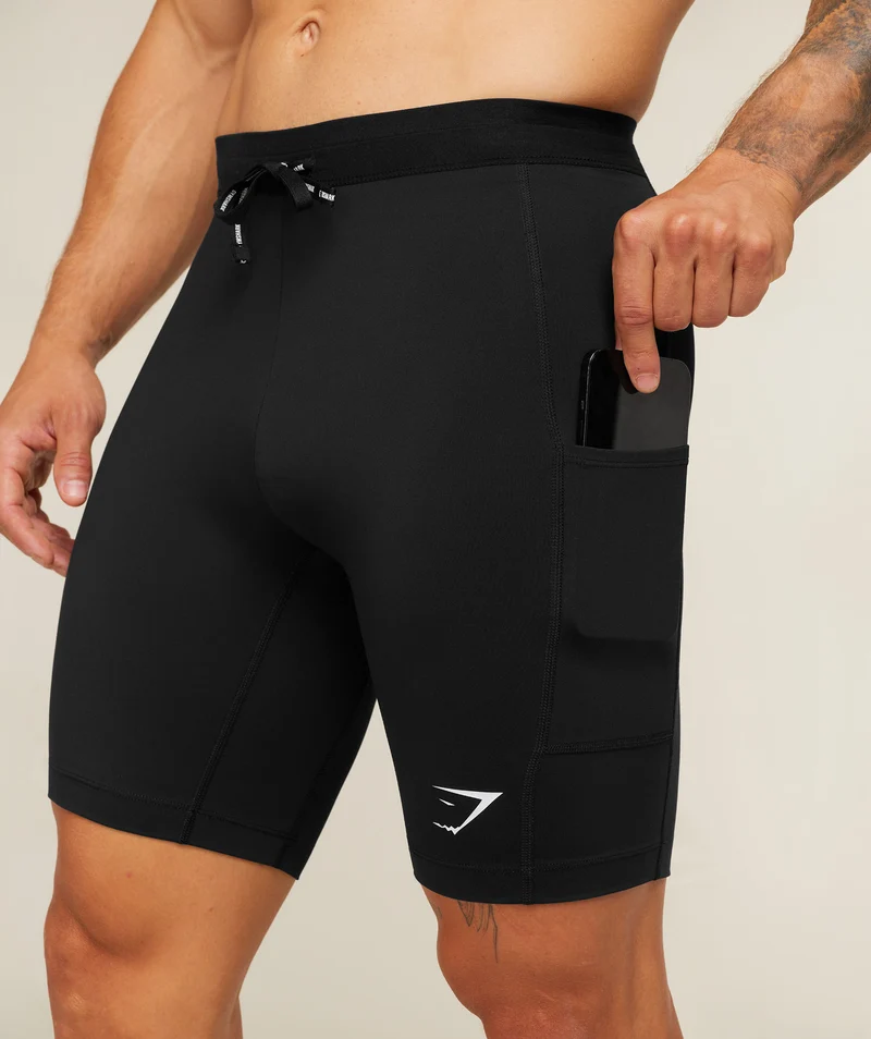 Gymshark Conditioning Club Half Tight - Black